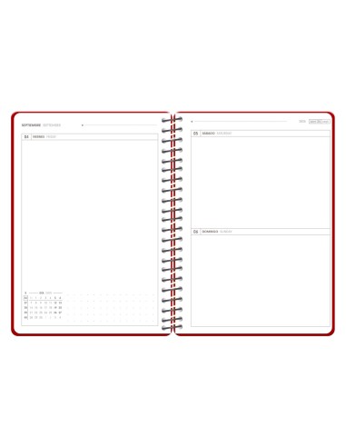Agenda escolar antartik 26-27 espiral pack and...