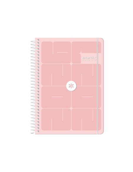 Agenda escolar antartik 26-27 espiral essentials diseños surtidos bilingüe 80g papel fsc