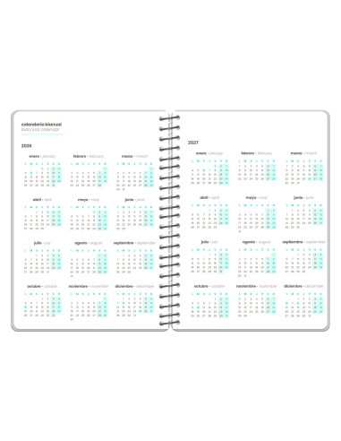 Agenda escolar liderpapel 26-27 espiral...