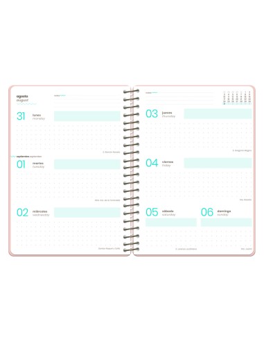 Agenda escolar liderpapel 26-27 espiral...