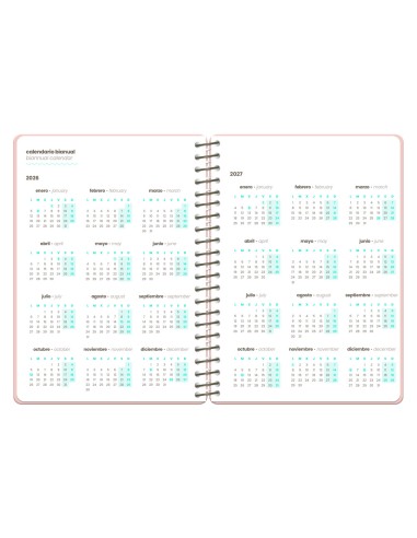 Agenda escolar liderpapel 26-27 espiral...