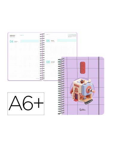 Agenda escolar liderpapel 26-27 espiral...