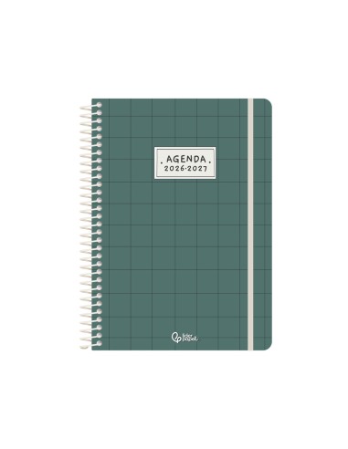 Agenda escolar liderpapel 26-27 espiral pattern...