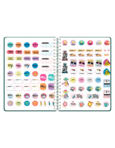 Agenda escolar liderpapel 26-27 espiral pattern...