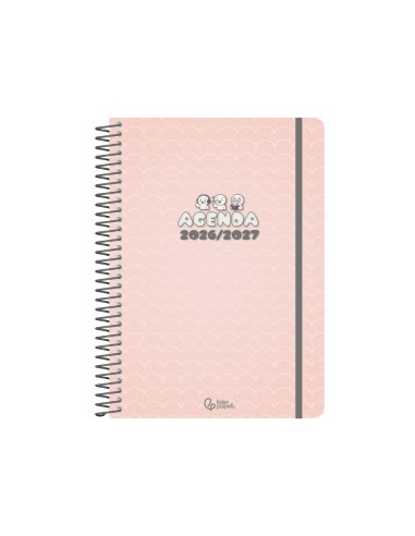 Agenda escolar liderpapel 26-27 espiral pattern...