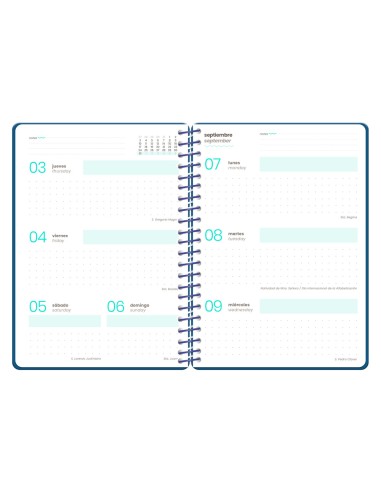 Agenda escolar liderpapel 26-27 espiral...