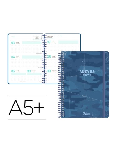 Agenda escolar liderpapel 26-27 espiral...