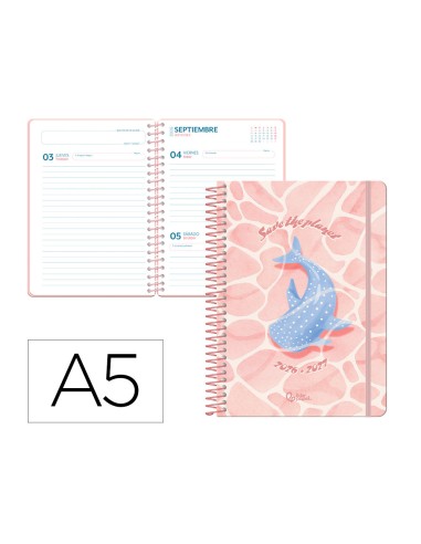 Agenda escolar liderpapel 26-27 espiral save...