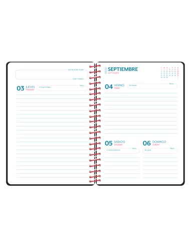 Agenda escolar liderpapel 26-27 espiral sports...