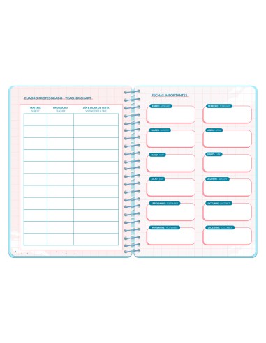Agenda escolar liderpapel 26-27 espiral cottage...