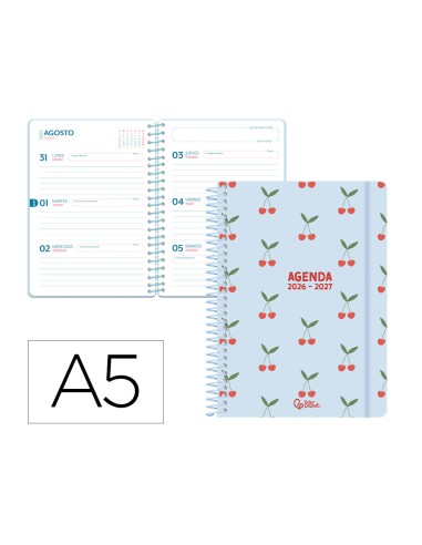 Agenda escolar liderpapel 26-27 espiral petite...