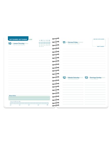 Agenda escolar liderpapel 26-27 espiral...