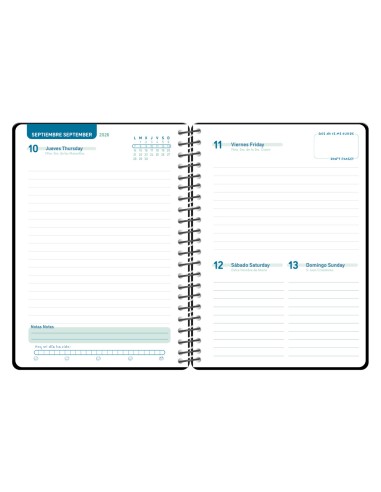 Agenda escolar liderpapel 26-27 espiral classic...
