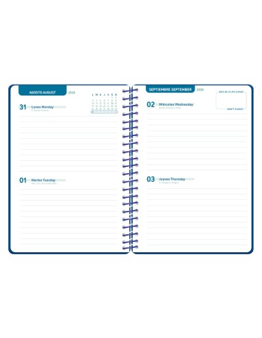 Agenda escolar liderpapel 26-27 espiral classic...