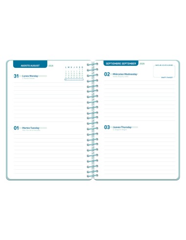 Agenda escolar liderpapel 26-27 espiral classic...