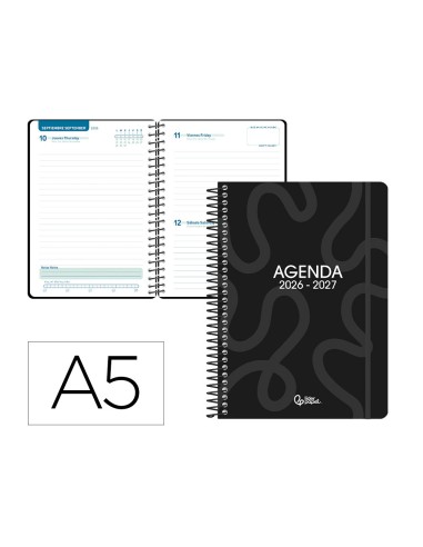 Agenda escolar liderpapel 26-27 espiral classic...