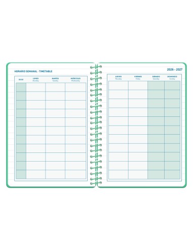Agenda escolar liderpapel 26-27 espiral classic...