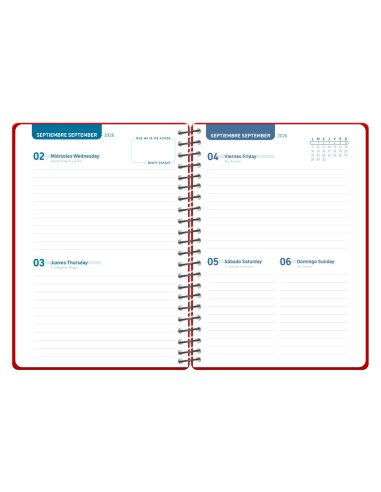 Agenda escolar liderpapel 26-27 espiral basic 2...