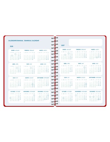 Agenda escolar liderpapel 26-27 espiral basic...