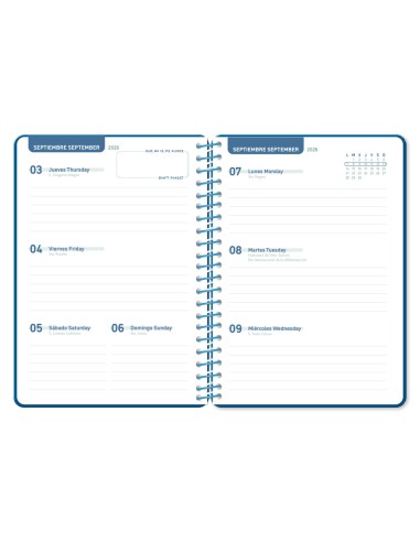 Agenda escolar liderpapel 26-27 espiral basic...