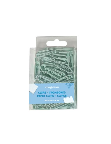 Clips imaginovo pastel 28 mm caja de 150...