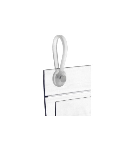 Soporte portaprecios q-connect con 2 agujeros y...