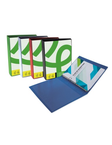 Carpeta liderpapel canguro 2 anillas 25 mm...