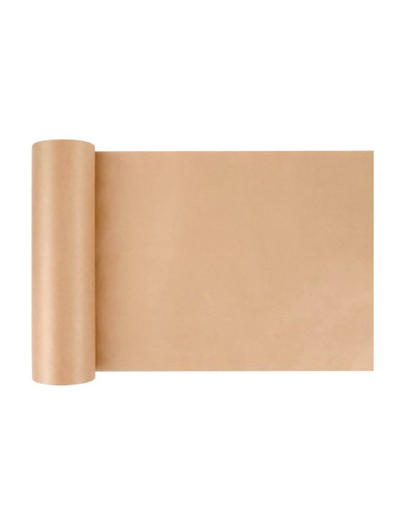 Papel kraft liderpapel marron bobina ancho 31 cm longitud 161 m gramaje 70 g peso 3,5 kg