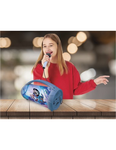 Altavoz con luz lexibook stitch bluetooth 5.0...