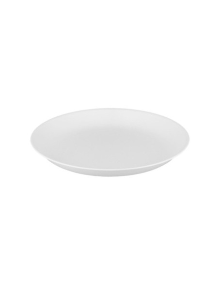 Plato polipropileno archivo 2000 llano 23,5 cm diametro reutilizable e irrompible libre bpa color blanco
