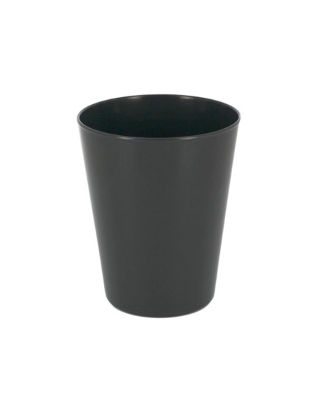 Vaso polipropileno archivo 2000 reutilizable libre bpa capacidad 330 ml color gris antracita