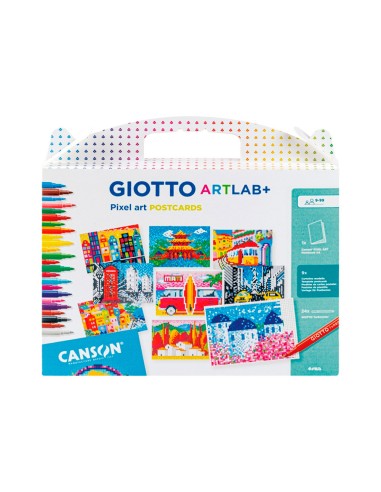 Pintura por numeros giotto art lab pixel art...