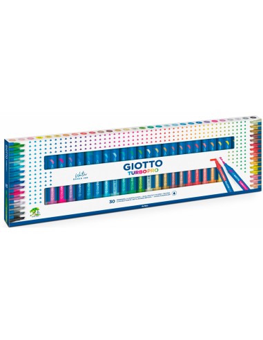 Rotulador giotto turbo pro doble punta caja de...
