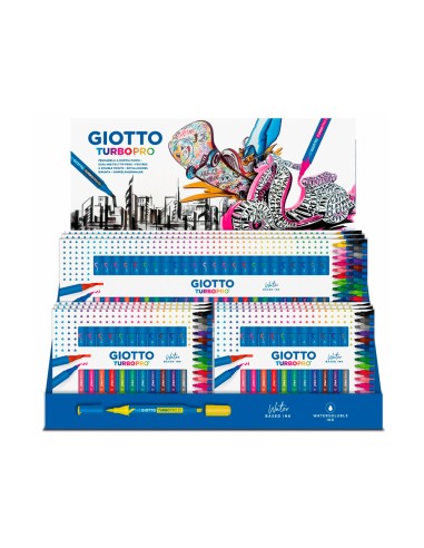 Rotulador giotto turbo pro doble punta...