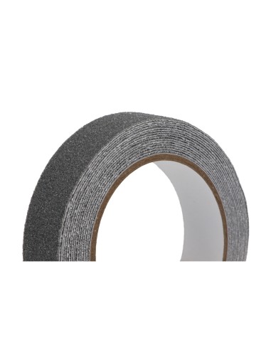 Cinta antideslizante q-connect gris 5 m x 25 mm