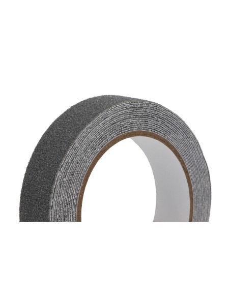 Cinta antideslizante q-connect gris 5 m x 25 mm