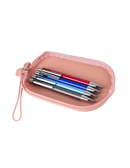 Estuche portatodo oxford forest silicona con cremallera reciclado colores surtidos