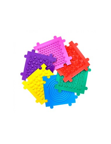 Suelo puzzle texturizado antideslizante set 6...
