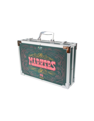 Rotulador acrilico mooving punta pincel estuche...