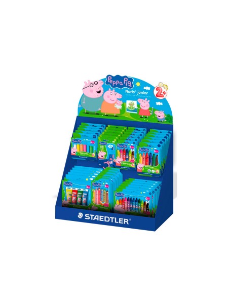 Expositor sobremesa staedtler gama noris junior peppa pig 48 unidades surtidas