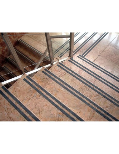 Cinta antideslizante q-connect gris 5 m x 25 mm