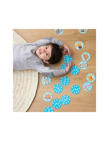 Juego apli didactico memory casita safari
