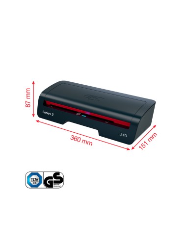 Plastificadora gbc 240 din a4 color negro