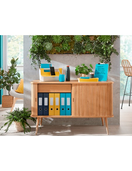 Bandeja sobremesa plastico leitz cosy gris 274x62x391 mm