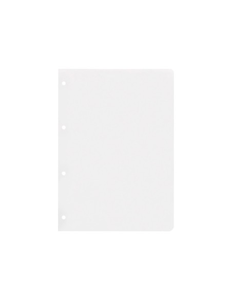 Recambio liderpapel a5 100 h 100gr liso doble margen 6 taladros