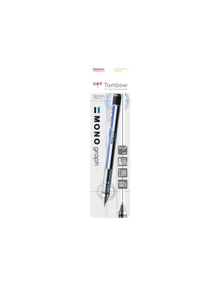 Portaminas tombow con clip mono graph profesional 0,5 mm