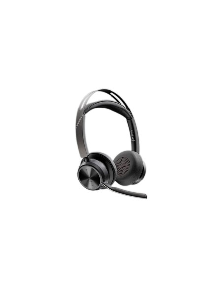 Auriculares poly inalambrico voyager focus 2 usb-c-c + adaptador usb-c/a + soporte de carga