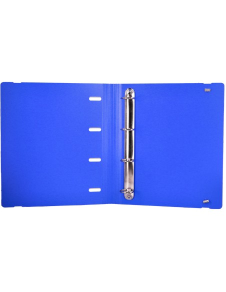 Carpeta 4 anillas de 35 mm mixtas antartik a4 foam color azul