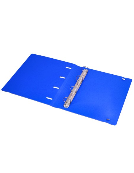 Carpeta 4 anillas de 35 mm mixtas antartik a4 foam color azul