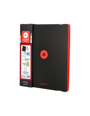 Carpeta con recambio antartik a4 cuadro 5mm...